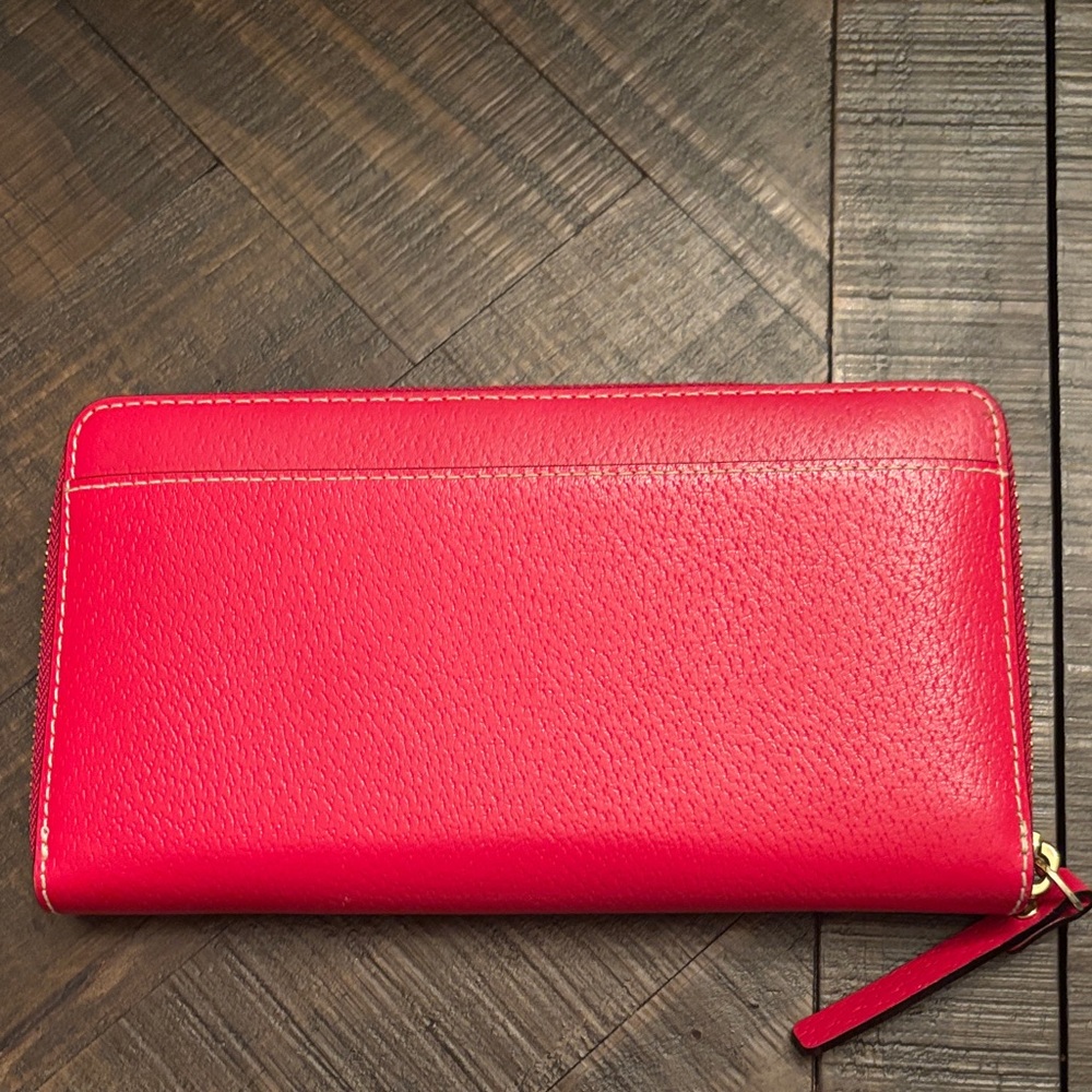 Kate Spade Vibrant Red Bucket Bag and Wallet Set - Picture 11 of 16